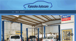 Desktop Screenshot of kaneoheautocare.com